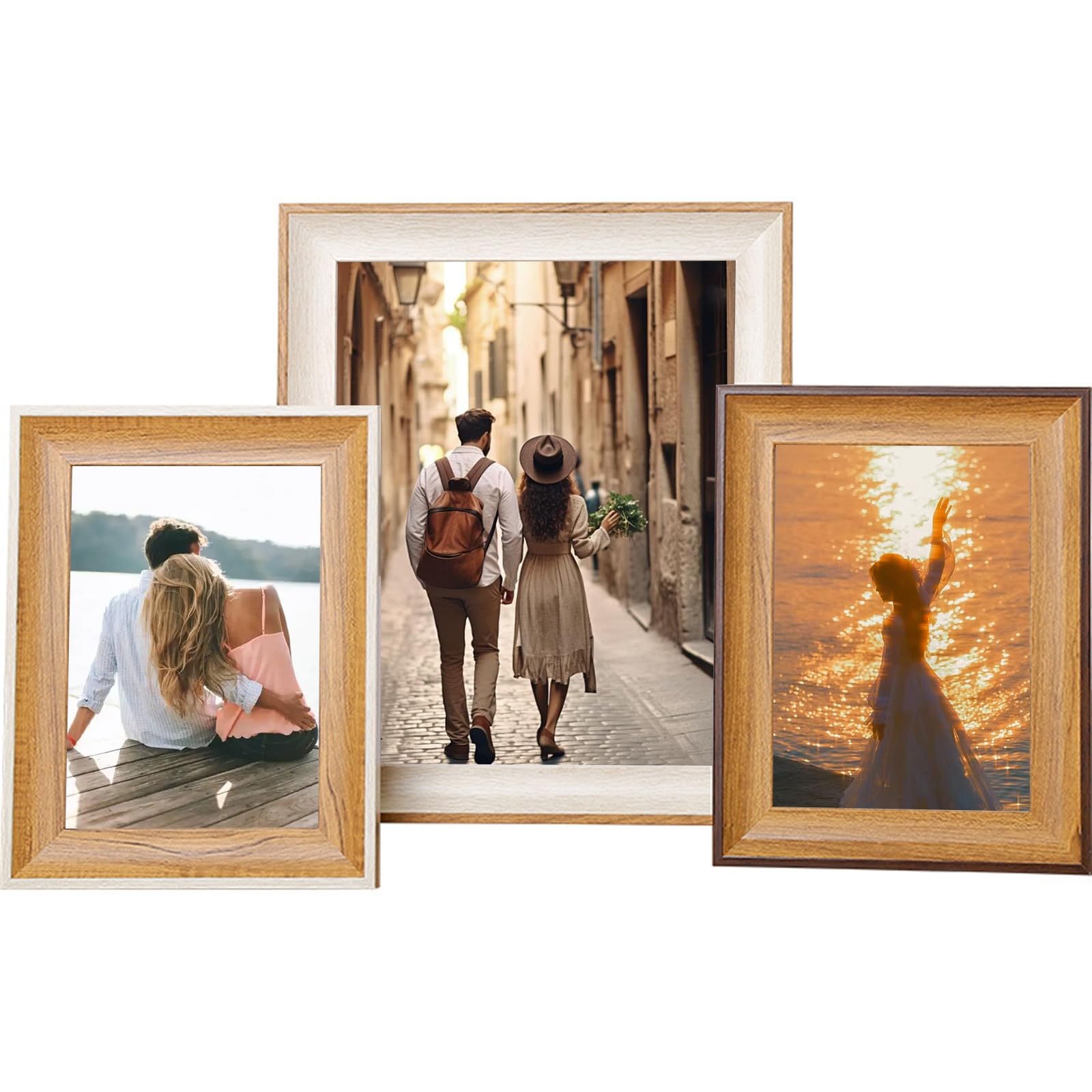 Amazon.com - Epinki 4 x 6 Picture Frame, MDF & Resin & Glass, Wood
